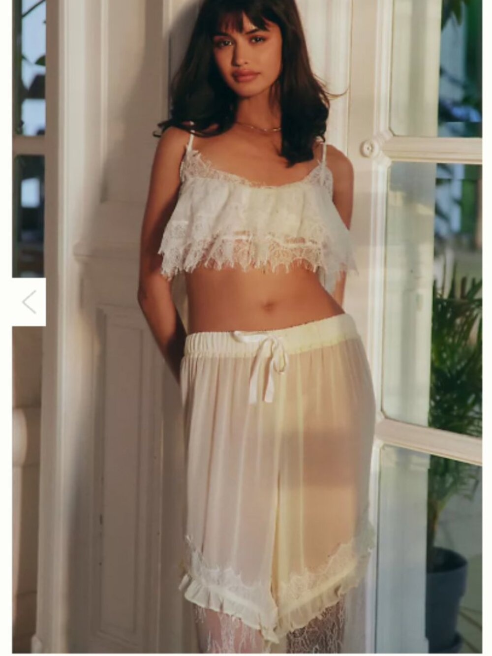 NWT LyreBird Lace Swing Crop Cami